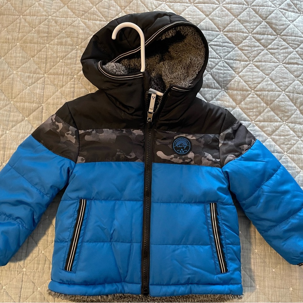 Gerry Toddler Reversible Winter Jacket with Hood 2T